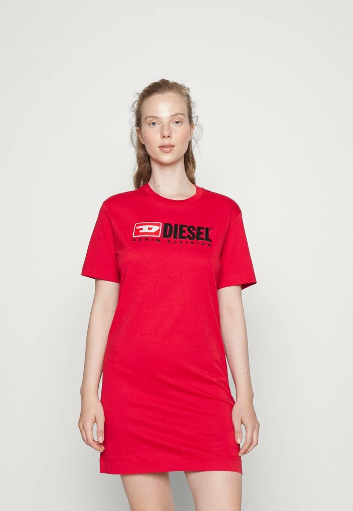 Diesel D-EGOR-DIV - Jersey Dress - Red 1 Diesel D-EGOR-DIV - Jersey Dress - Red