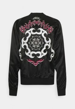 Diesel J-IVORY - Bomber Jacket - Black -Diesel shop 366eecdd68a9491f9fa242d65122c807