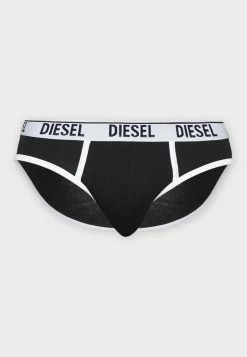 Diesel ANDRE 2 PACK - Briefs - Grey/black -Diesel shop 36993d6aeae843f7b8b9ece96bec9492