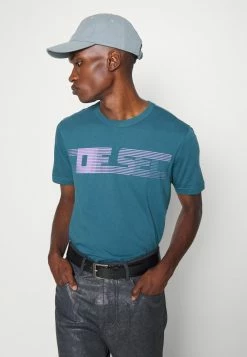 Diesel T-JUST-E19 - Print T-shirt - 0gram 8mu -Diesel shop 36cb04fb08a74ef5b8e110e0f3a8a39f
