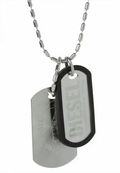 Diesel Necklace - Silver-coloured -Diesel shop 3719e5ea34f34f52a3890cc435253010