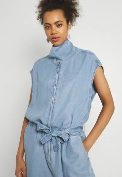 Diesel DE-CORAL-S-SP - Jumpsuit - Light Blue -Diesel shop 38b9789dcdf9442aa69cba603f3b77ed