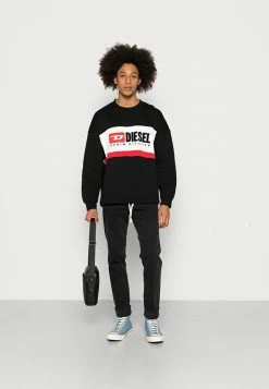 Diesel S-TREAPY-DIVISION - Sweatshirt - Black -Diesel shop 3924313ea5474dd7bd934cde1d62a831