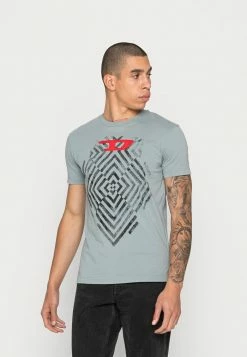 Diesel DIEGOR - Print T-shirt - Blue