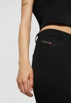 2017 SLANDY DIESEL LIBRARY - Jeans Skinny Fit - Black/dark Grey -Diesel shop 3aba22969fb0452abf5006db546f01c0