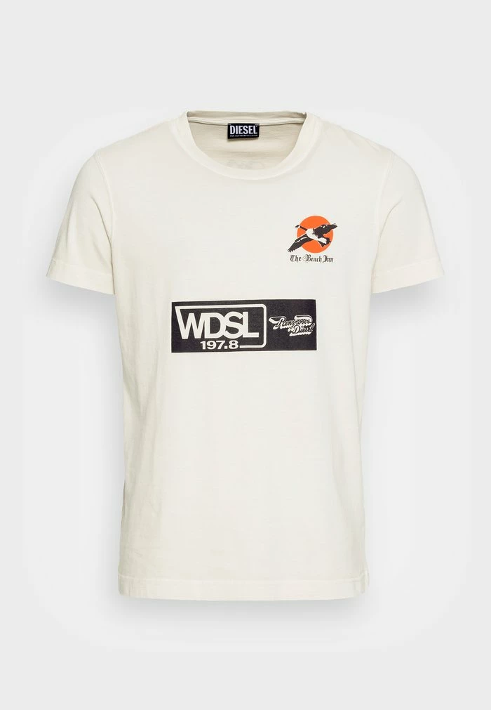 Diesel DIEGOR - Print T-shirt - White 4 Diesel DIEGOR - Print T-shirt - White - Image 4