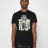 Diesel DIEGOR - Print T-shirt - Black