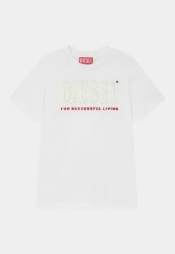 Diesel TKALO UNISEX - Print T-shirt - Bianco