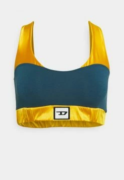 Diesel UFSB-MILLY-SAT - Bustier - Petrol/yellow -Diesel shop 3cb6b5f4d1364ce8923f82508789baa0