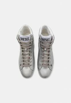 Diesel S-LEROJI MID - High-top Trainers - Silver -Diesel shop 3f7d17a367a743429371fef23d785923