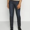 Diesel Straight Leg Jeans - Dark-blue Denim
