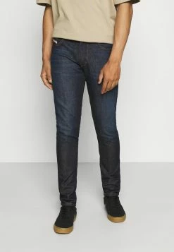 Diesel Straight Leg Jeans - Dark-blue Denim