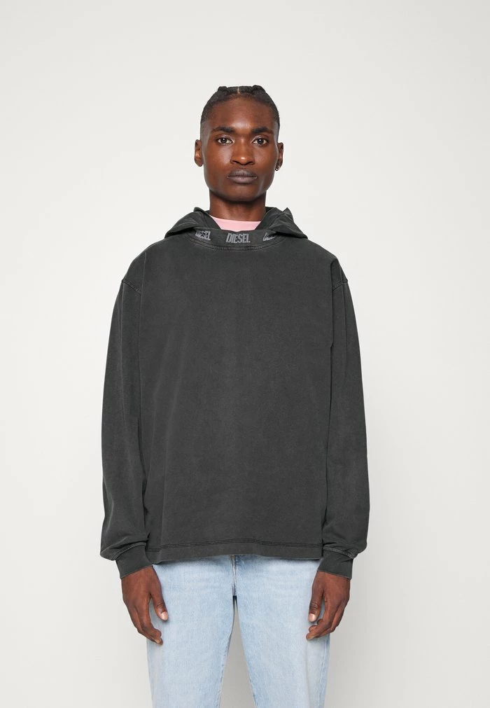 Diesel T-WAHOOD UNISEX - Hoodie - Anthracite 1 Diesel T-WAHOOD UNISEX - Hoodie - Anthracite