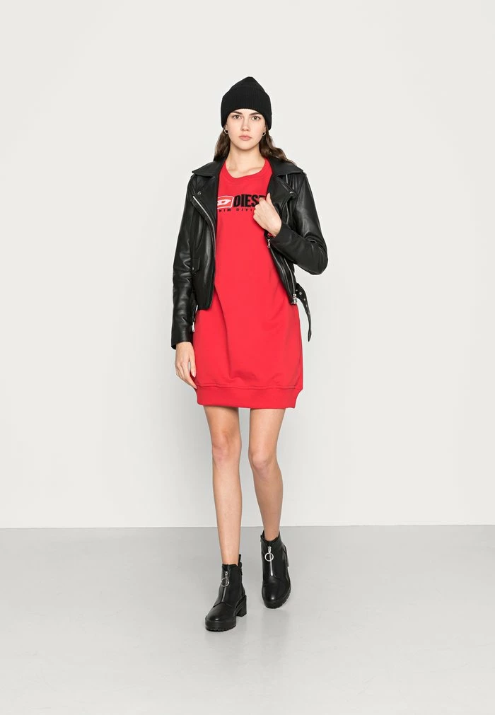 Diesel ROBBIE - Day Dress - Red 2 Diesel ROBBIE - Day Dress - Red - Image 2