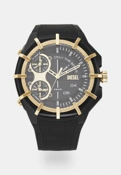 Diesel FRAMED - Chronograph Watch - Silicone/black-coloured