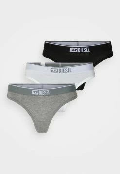 Diesel STARSEY 3 PACK - Thong - White/gray/black -Diesel shop 47fa4f9e06514dada8d079339f591ac3