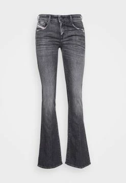 Diesel 1969 D-EBBEY - Bootcut Jeans - Black Dark Grey -Diesel shop 487b4a6f07584b07bc4e777629424feb
