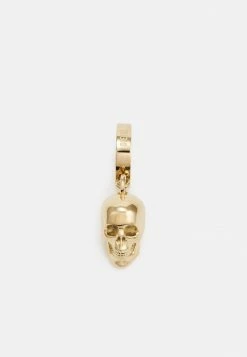 Diesel SKULL EARRING UNISEX - Earrings - Gold-coloured