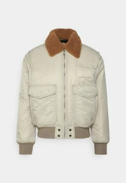 Diesel CARLO - Light Jacket - Beige -Diesel shop 4bf0b8598a904092a69eccd35b2ffb69