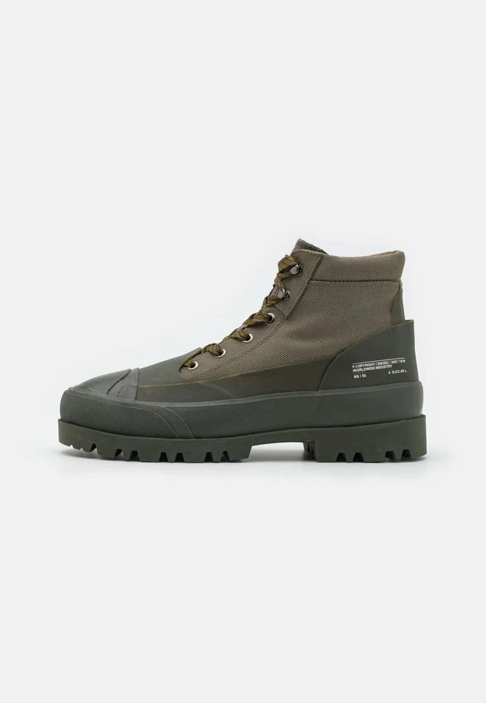 Diesel D-HIKO BT X UNISEX - Lace-up Ankle Boots - Brown 1 Diesel D-HIKO BT X UNISEX - Lace-up Ankle Boots - Brown