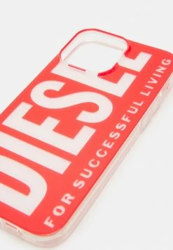 Diesel CLEAR CASE FOR IPHONE 13 MAX UNISEX - Phone Case - Red/white -Diesel shop 4c96c92507654efb86372bd304e35712