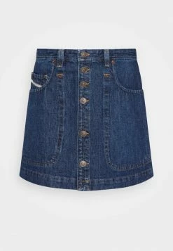 Diesel ALBUS - Mini Skirt - Dark Blue -Diesel shop 4cf96a435cbd4292bcc6880ffc972db4