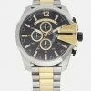 Diesel MEGA CHIEF - Chronograph Watch - Silver-coloured/gold-coloured