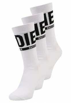 Diesel SKM-RAY 3 PACK UNISEX - Socks - Weiß
