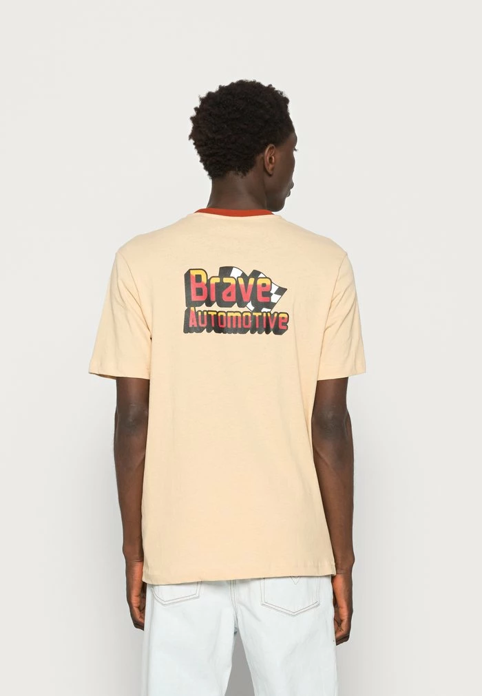 Diesel JUST - Print T-shirt - Light Beige 3 Diesel JUST - Print T-shirt - Light Beige - Image 3