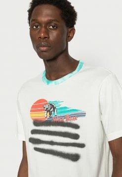 Diesel JUST - Print T-shirt - White -Diesel shop 50e9270bb9d14638b4ac4f0d620dd3f1