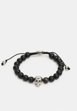 Diesel SKULL BRACELET - Bracelet - Black Agate