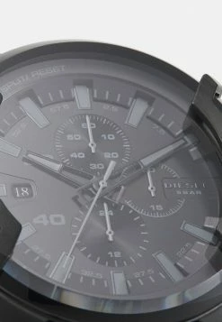 Diesel GRIFFED - Chronograph Watch - Black -Diesel shop 52a4919bcebd40be91ac27539781253d