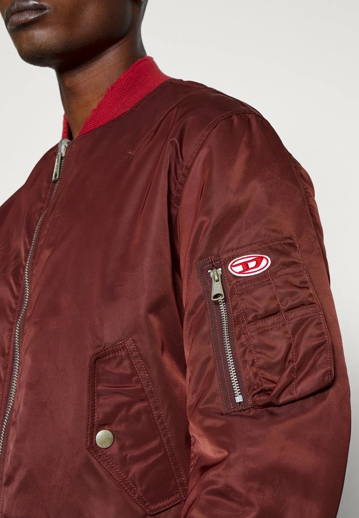 Diesel FIGHTERS - Bomber Jacket - Dark Red 6 Diesel FIGHTERS - Bomber Jacket - Dark Red - Image 6