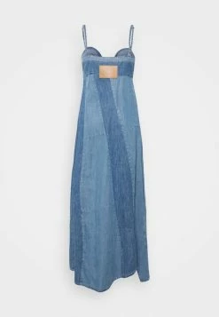 Diesel DE-ARYA - Maxi Dress - Denim Blue -Diesel shop 53bc051900d24260a98264d81b8267c7