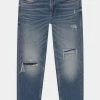 Diesel LUCAS UNISEX - Straight Leg Jeans - Blue Denim