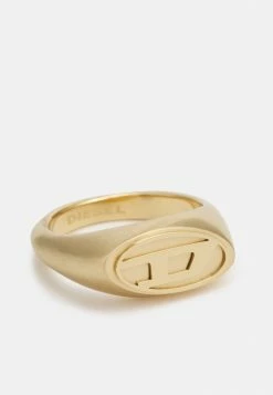 Diesel D-LOGO - Ring - Brushed Gold-coloured -Diesel shop 55ee65eb076a410184d48de4e428ce6e