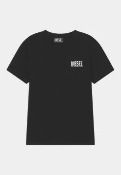Diesel UTIER UNISEX - Print T-shirt - Black