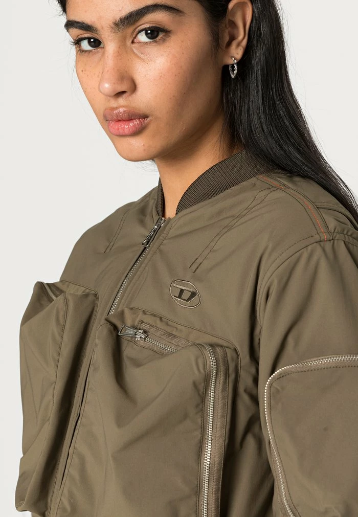 Diesel KHLOE - Bomber Jacket - Olive 5 Diesel KHLOE - Bomber Jacket - Olive - Image 5