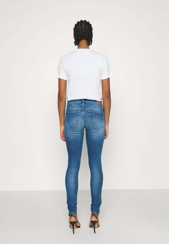 Diesel SLANDY - Jeans Skinny Fit - Medium Blue 3 Diesel SLANDY - Jeans Skinny Fit - Medium Blue - Image 3