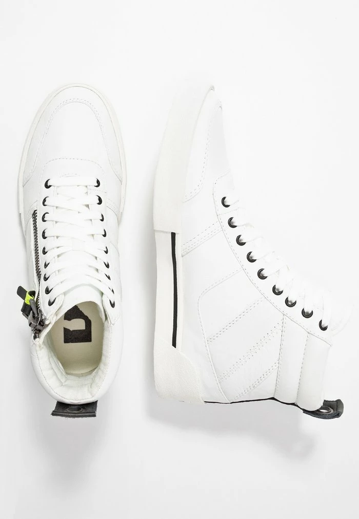 Diesel S-DVELOWS MID - High-top Trainers - Star White 2 Diesel S-DVELOWS MID - High-top Trainers - Star White - Image 2