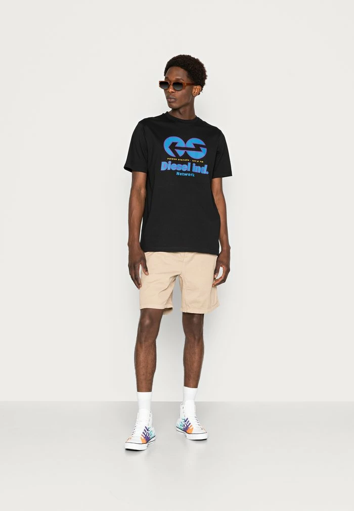Diesel T-JUST - Print T-shirt - 0grai 9xx 2 Diesel T-JUST - Print T-shirt - 0grai 9xx - Image 2