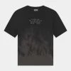 Diesel TALZY OVER - Print T-shirt - Black