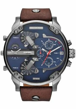 Diesel MR DADDY 2.0 - Chronograph Watch - Dark Brown -Diesel shop 5fdb8ecb58544dddb5ec1d799d29d583