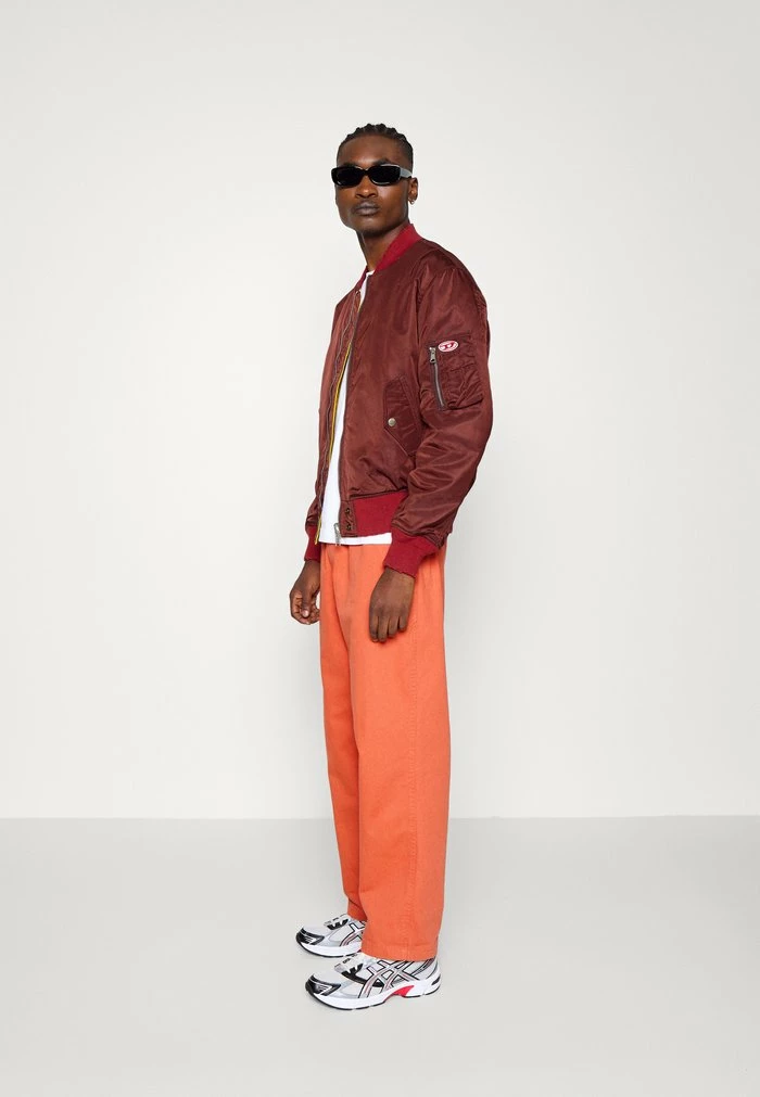 Diesel FIGHTERS - Bomber Jacket - Dark Red 2 Diesel FIGHTERS - Bomber Jacket - Dark Red - Image 2