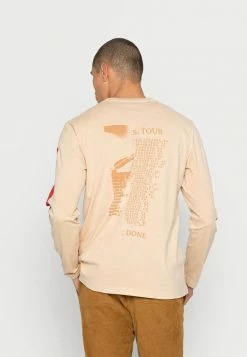 Diesel JUST - Long Sleeved Top - Light Beige -Diesel shop 60a8719d2ad044538f06504a4524cc1e