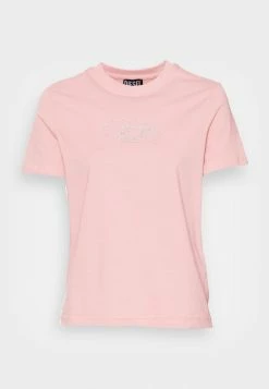 Diesel T-REG-HS1 - Basic T-shirt - Soft Pink -Diesel shop 61a6848f75f846ca800cc6a3f58ae66c