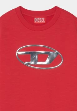 Diesel JOEY OVER UNISEX - Sweatshirt - Carnation Red -Diesel shop 62ae295c727a488f8de9e0107a43b64c