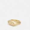 Diesel D-LOGO - Ring - Brushed Gold-coloured