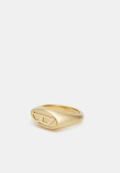 Diesel D-LOGO - Ring - Brushed Gold-coloured