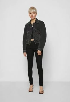 2017 SLANDY DIESEL LIBRARY - Jeans Skinny Fit - Black/dark Grey -Diesel shop 6375ef6d0b66491b9f8df465eb47f823